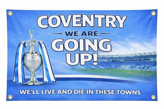 Discover Coventry City Flag Sky Blues CCFC House Flag Football Banner