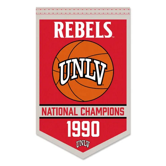 UNLV Basketball National Champions Banner Flag