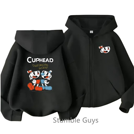 Cuphead Zipper Hoodie