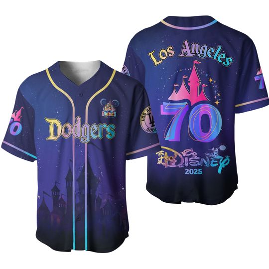 Los Angeles Dodger x Disneyland 70th Anniversary 2025 Baseball Jersey
