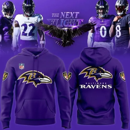 Baltimore Ravens “The Next Flight” 2026 Special Edition Hoodie