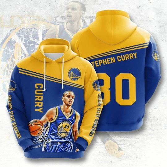 Golden State Warriorss Stephen Curry Pullover Hoodie