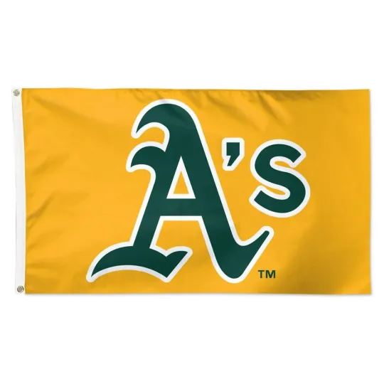 Oakland Athletics Gold House Flag  Souvenir Banner