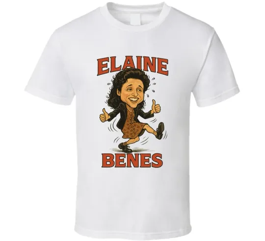 Elaine Benes Bad Dancing Seinfeld Caricature Retro T-Shirt