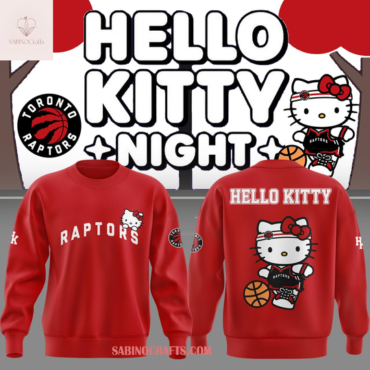 Toronto Raptors Hello Kitty x NBA Playoffs 2026 Sweater