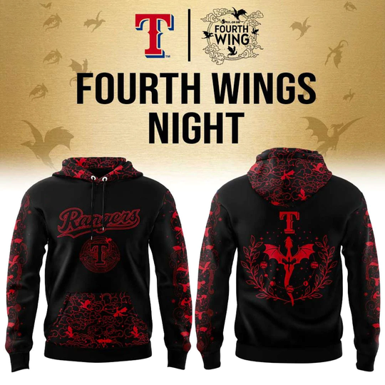 Texas Rangers Fourth Wings Night Special Edition Hoodie