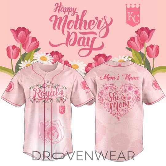 Kansas City Royals Happy Mother’s Day 2026 Jersey Personalization Limited Edition
