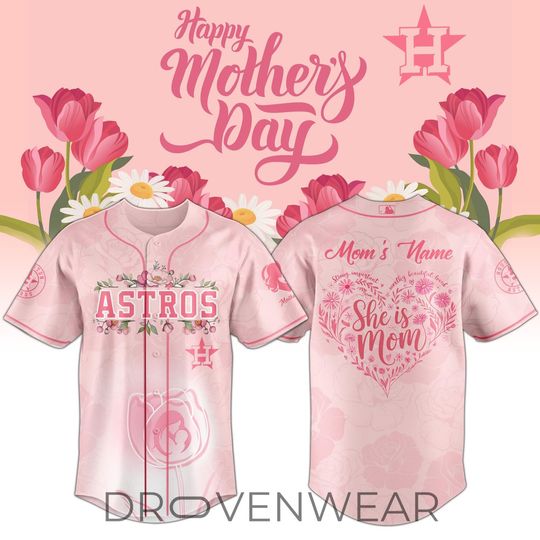 Houston Astros Happy Mother’s Day 2026 Jersey Personalization Limited Edition