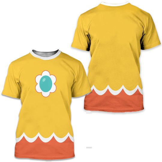 Super Mario Costume Cosplay, Mario Halloween Costume, Luigi Yoshi Toad Bowser Princess Peach, Mario Family Matching Shirts, Mario Group Tees