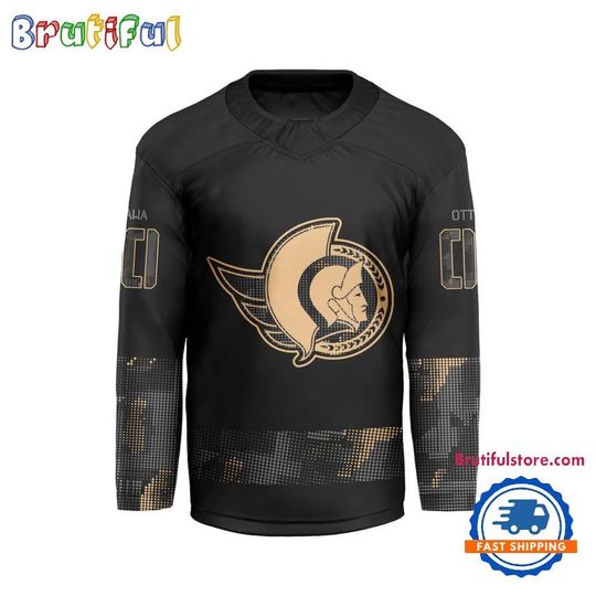 Ottawa Senators Military Appreciation Design Hockey Jersey