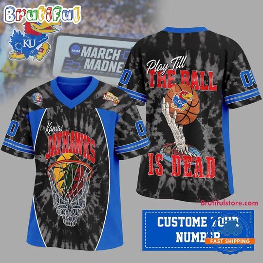 Kansas Jayhawks 2026 March Madness Basketball Jersey Shirt