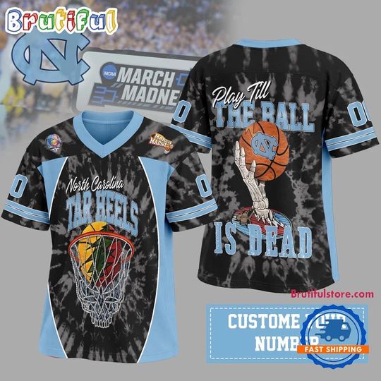 North Carolina Tar Heels 2026 March Madness Basketball Jersey Shirt