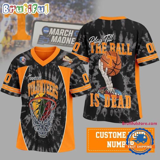 Tennessee Volunteers 2026 March Madness Basketball Jersey Shirt