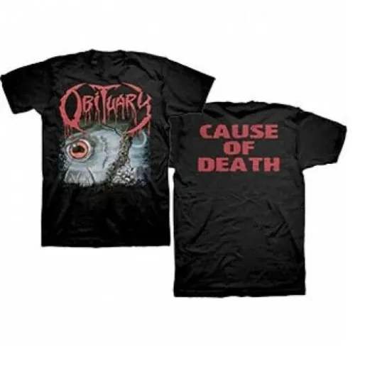 New Obituary Cause of Death Album Band T-Shirt