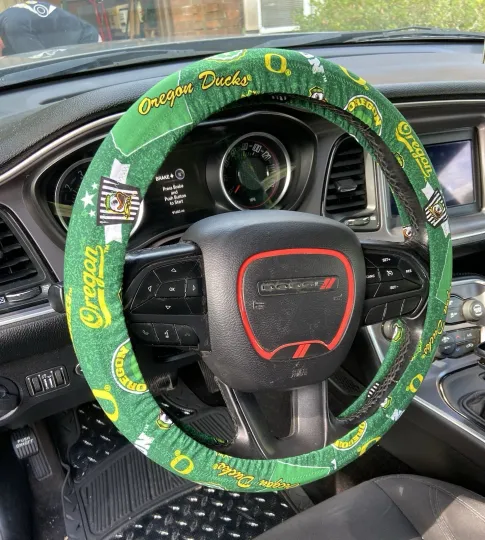 Oreg ducks Steering Wheel Cover College Football Gifts