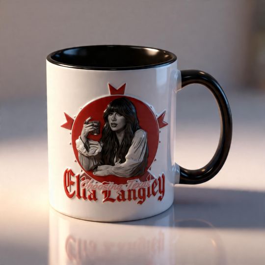 Ella Langley Choosing Texas 3D Embossed Mug, Ella Langley Coffee Cup, Country Music Mug, Western Aesthetic Mug, Country Fan Gift