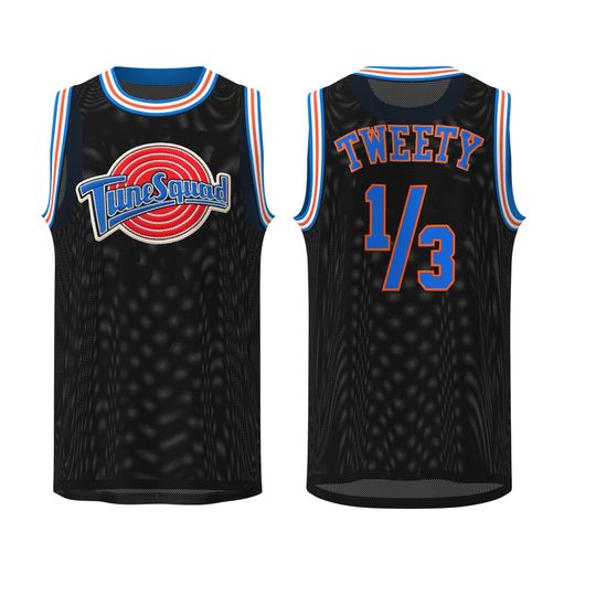 Space Jam Tweety Jersey Men's Basketball Jersey - Retro Movie-Inspired Top for Casual Wear