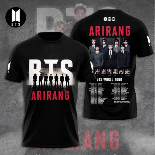BTS World Tour 2026 3D Apparel