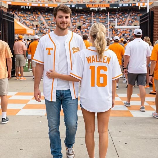 Discover Wallen Western Shirt Tennessee Volunteers Baseball Jersey Unisex