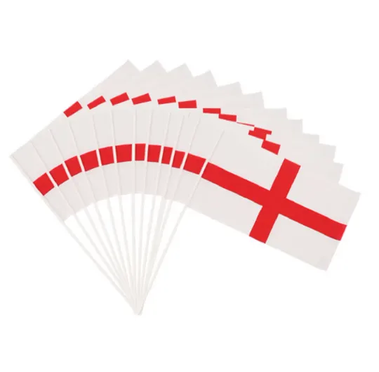 England Flag Small Hand Held Waving World Cup Party Wholesale