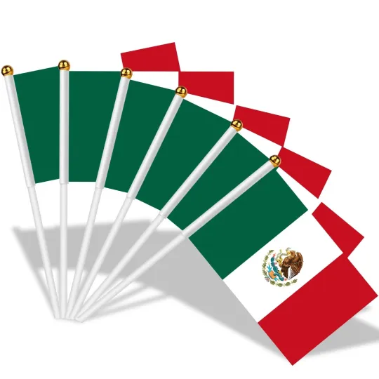 Mexico Hand Flags for World Cup Decoration