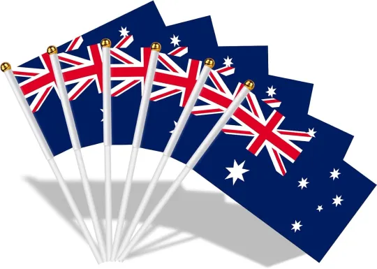 Australia Hand Held Flags for World Cup Decorations 2026