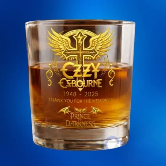 [No box] Ozzy “Prince of Darkness” Special Edition Whiskey Glass