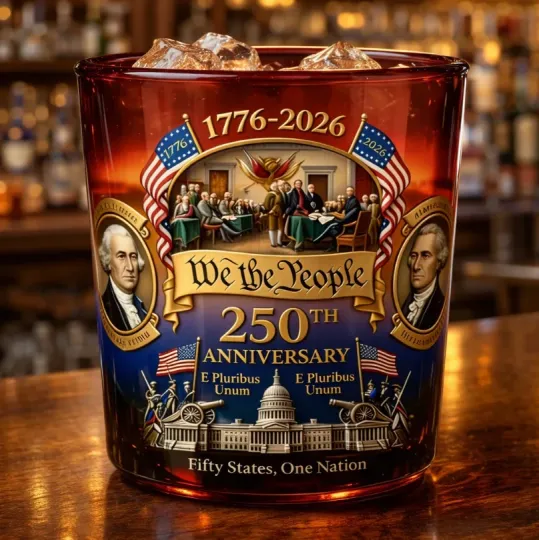 We the People 250th Anniversary Glass [No box]