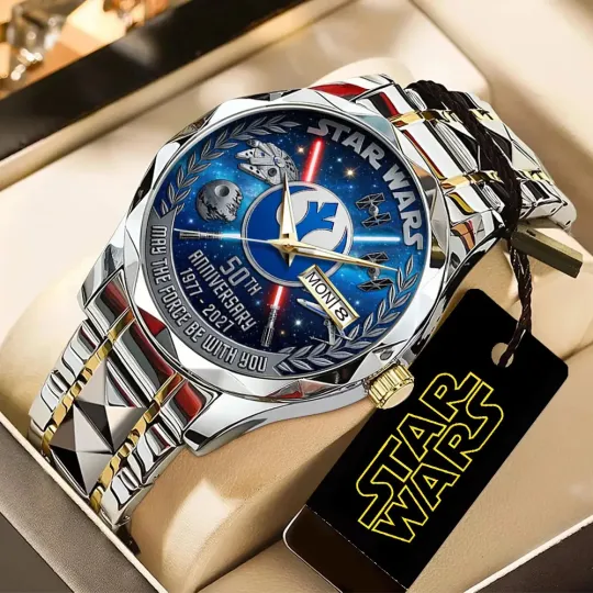 Star Wars 50th Anniversary Alloy Luxury Quartz Watch