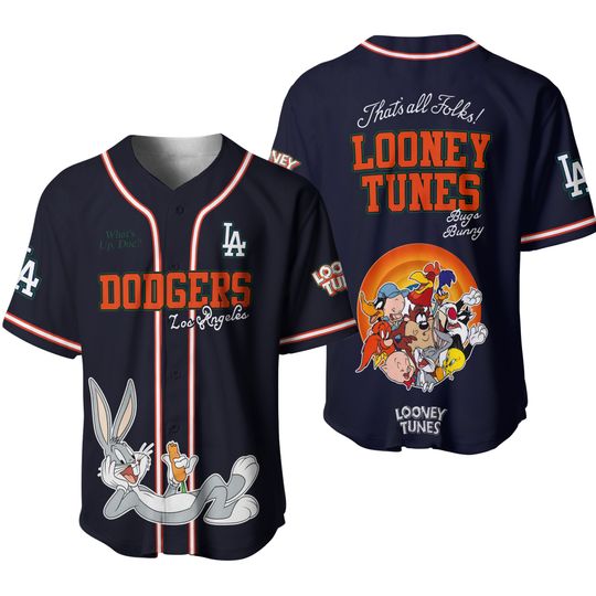 L.A. D0dg*rs x Bugs Bunny 2025 Jersey, Gift For Fans, Christmas Gift