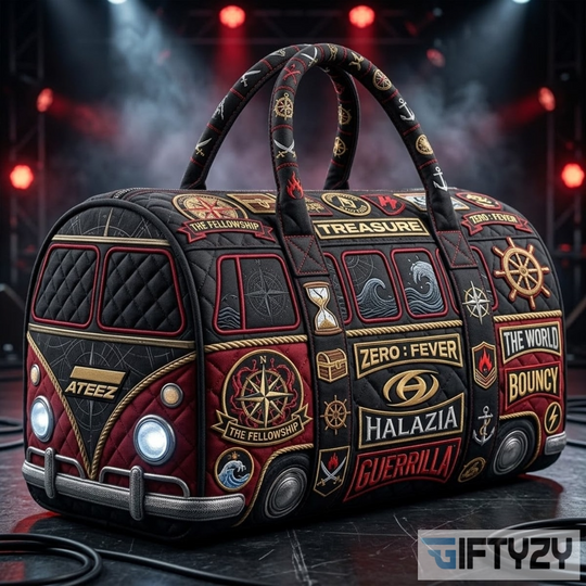 Ateez Zero Fever Duffle Travel Bag