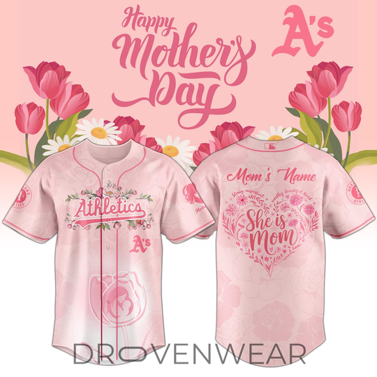 Oakland Athletics Happy Mother’s Day 2026 Jersey Personalization Limited Edition