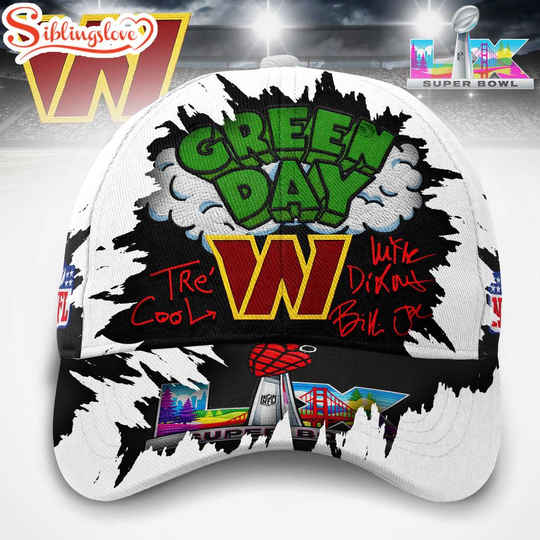 Washington Commanders football Green Day Classic Cap