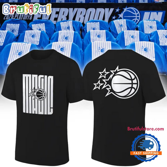 Orlando Magic Playoffs 2026 Special New Black T Shirt