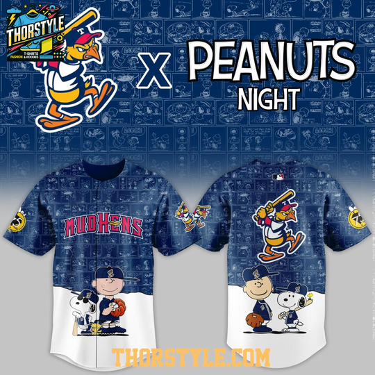 Toledo Mud Hens Peanuts Night 2026 Classic Game Baseball Jersey