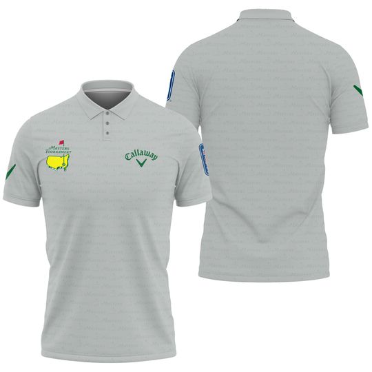 Dark Grrey 2026 Callawa Team Golf Masters Tournament Print Unisex Polo Gift