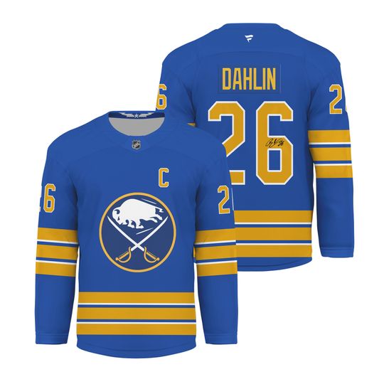 Rasmus Dahlin Buffalo Sabres Autographed Blue Hockey Jersey