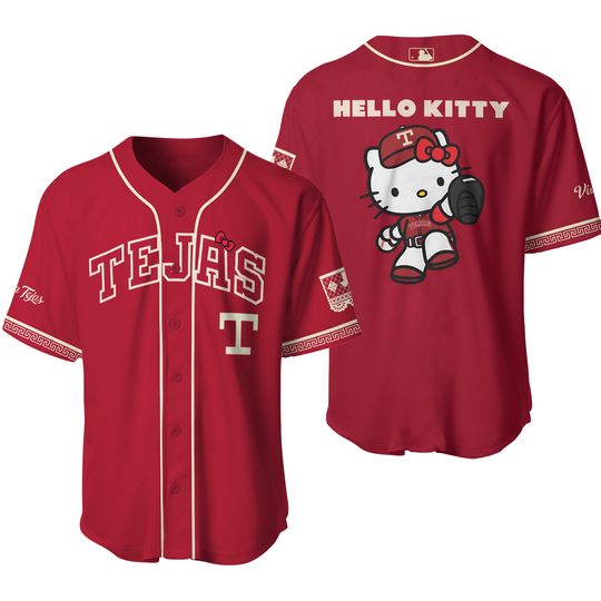 Texas Rangers x Hello Kitty x City Connect Night 2026 Baseball Jersey