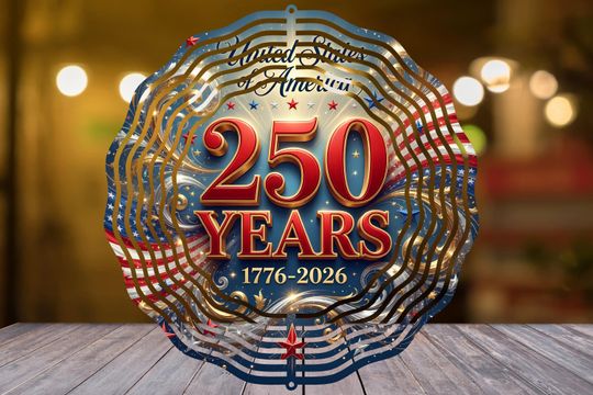 250 Anniversary Wind Spinner America Wind Spinner USA Wind Spinner Patriotic Wind Spinner 1
