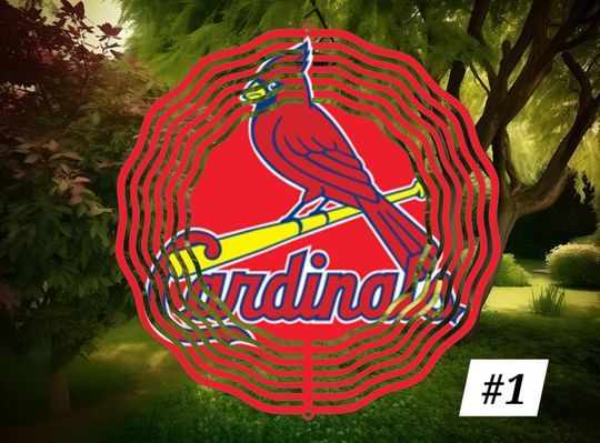 STL Cardinals Wind Spinner, Football Fan Gift, Sport Lover Merch, Father's Day Gift
