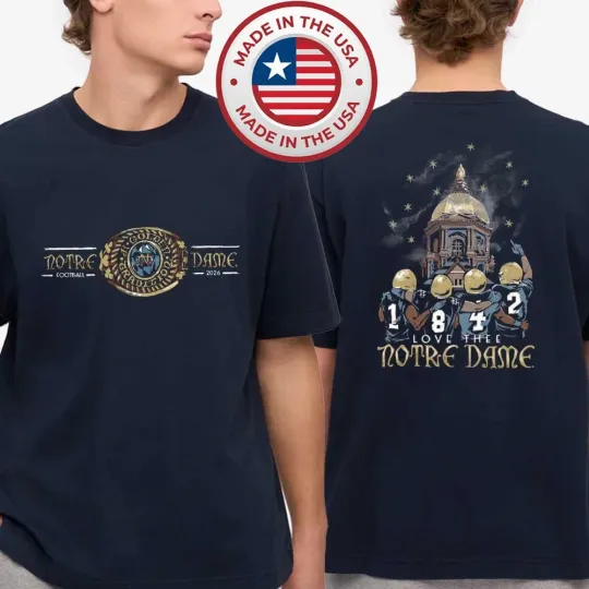 ND Fighting Irish 2026 Two Sided Unisex T-Shirt