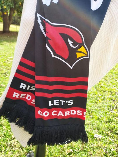 Arizonna Cardinals Fan's Scarf - Rise Up Red Sea Scarf - Football Fan's Winter Gear
