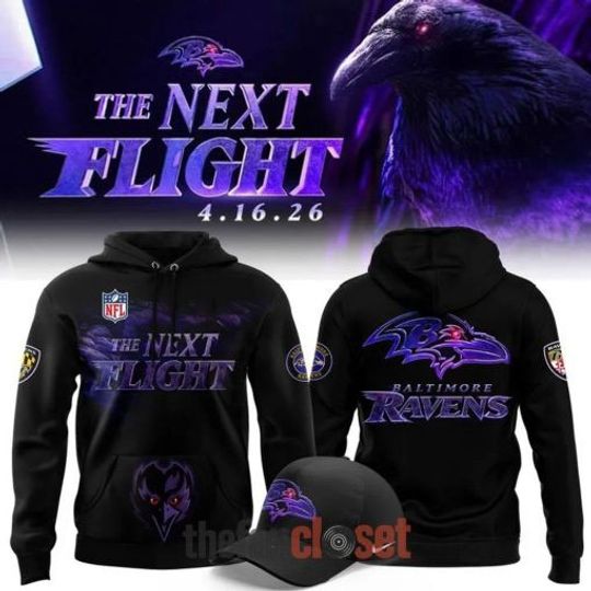Baltimore Ravens In The Flight 2026 Special Hoodie