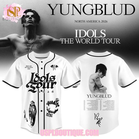 Yungblud Idols Tour 2026 White Jersey