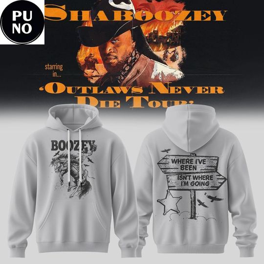 Shaboozey The Outlaws Never Die Tour 2026 Hoodie