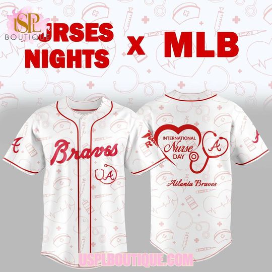 Atlanta Braves x Nurse Nights 2026 White Jersey