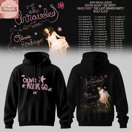 Olivia Rodrigo The Unraveled Tour 2026 Hoodie