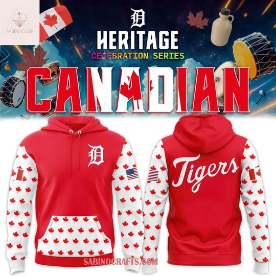 Detroit Tigers Canadian Heritage 2026 Day Celebration Hoodie