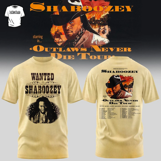 Shaboozey The Outlaws Never Die Tour Edition T-Shirt