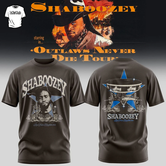 Shaboozey The Outlaws Never Die Tour Edition T-Shirt